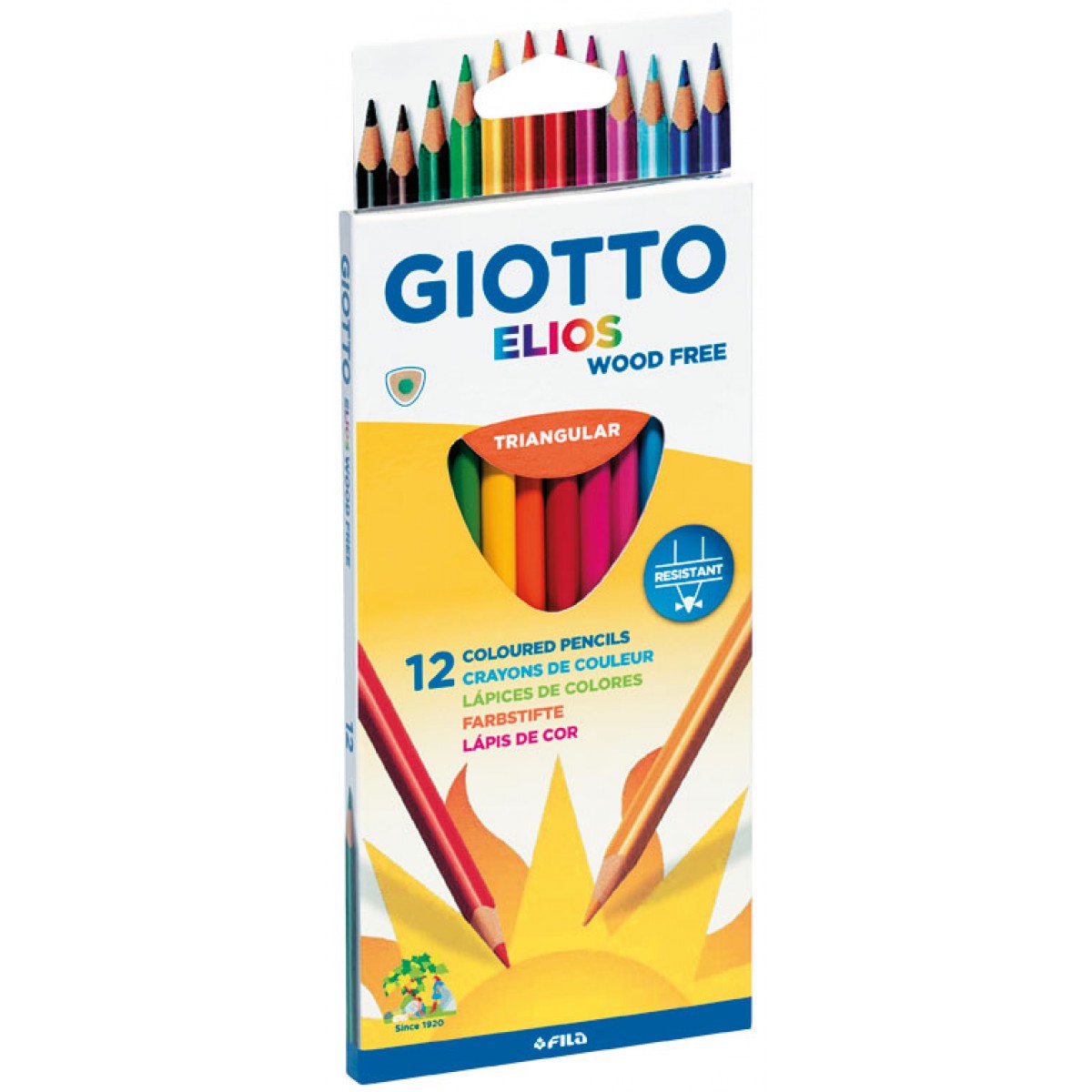 Giotto Elios Ξυλομπογιές 2.88mm (12 Tεμ.) Ξυλομπογιές
